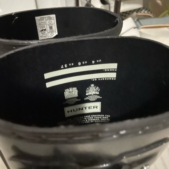 Tall black hunter boots - Picture 4 of 4